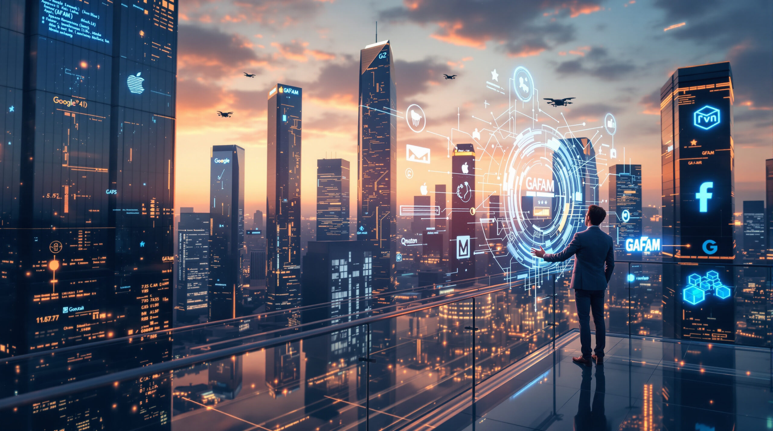 découvrez comment les géants du web, google, apple, facebook et autres gafam, dominent le paysage numérique mondial et influence notre quotidien.