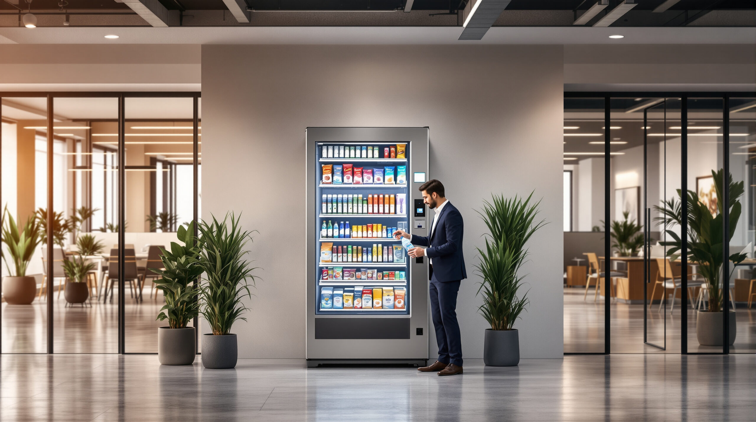 Distributeur automatique en entreprise : Gestionnaire ou auto-gestion ?