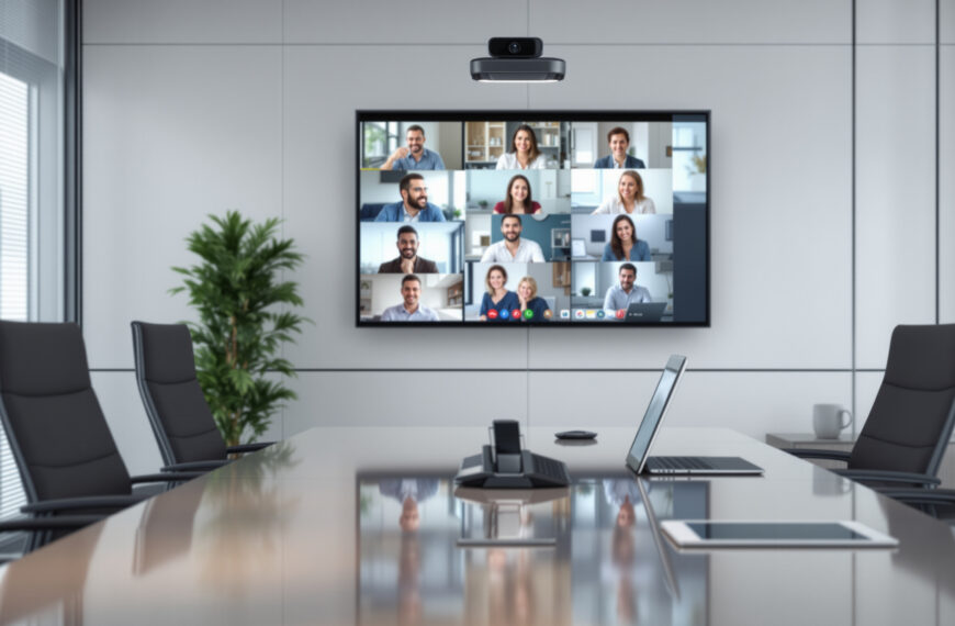 découvrez les meilleurs outils de visioconférence et l'équipement essentiel pour optimiser votre salle de réunion hybride, favorisant collaboration et efficacité.