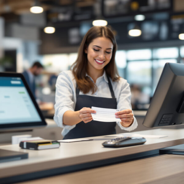 découvrez comment un scanner de chèques et un terminal de paiement électronique (tpe) permettent d'encaisser rapidement vos clients, optimisant ainsi votre gestion financière.