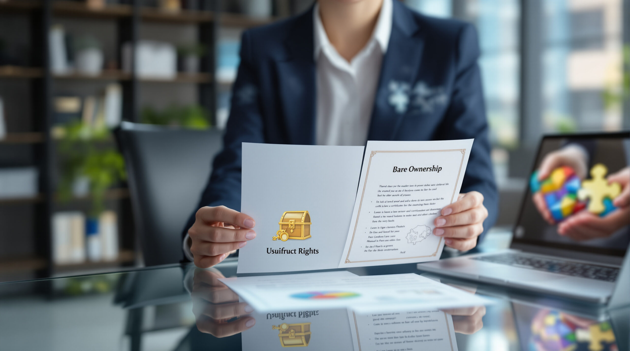 Usufruit et nue-propriété : Comprendre le démembrement de parts sociales